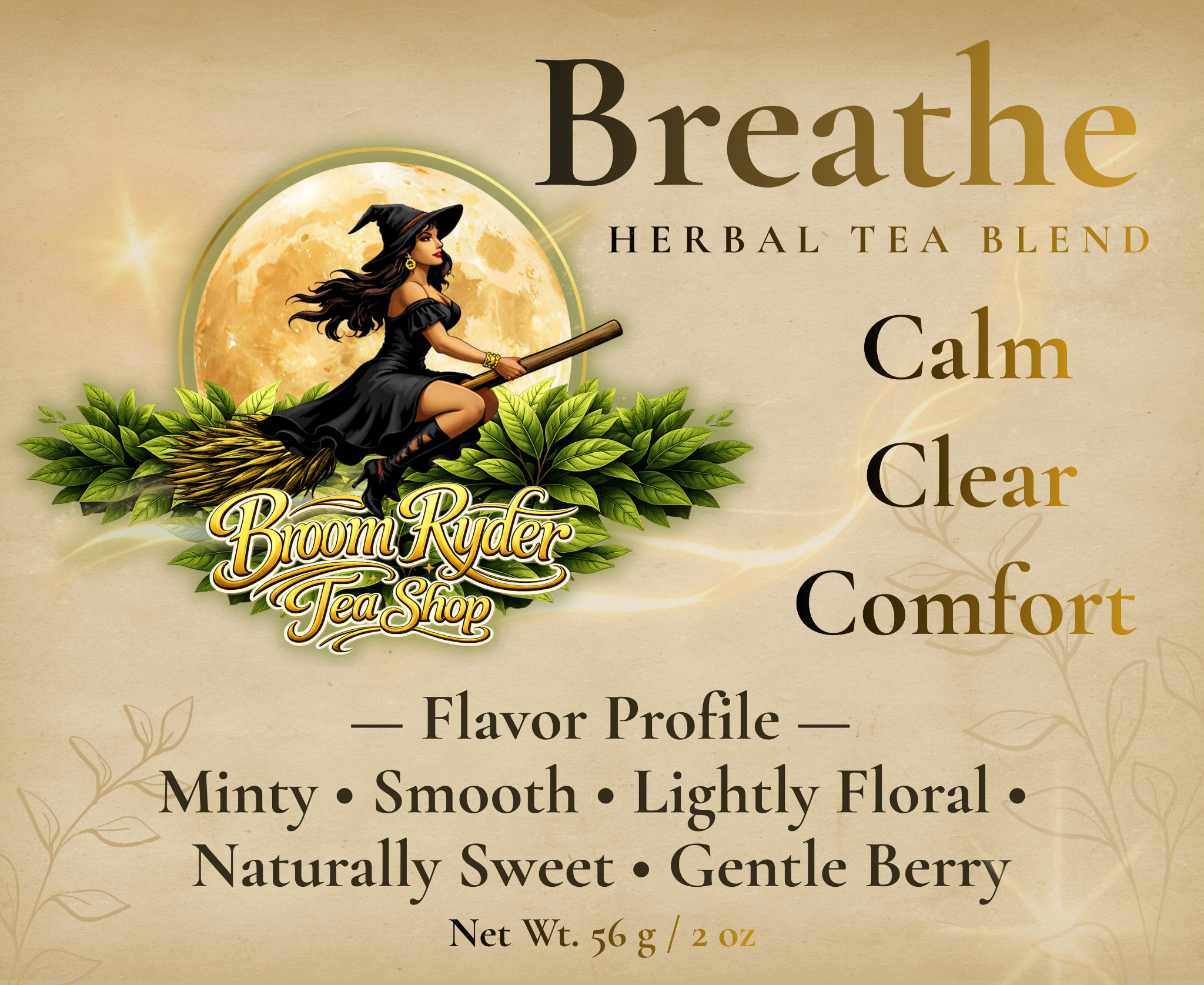 Breathe front label